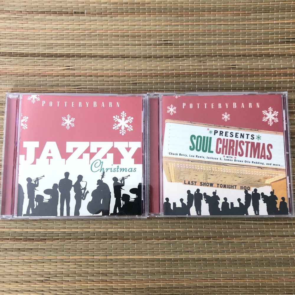 Pottery Barn Christmas Holiday CDs set of 2